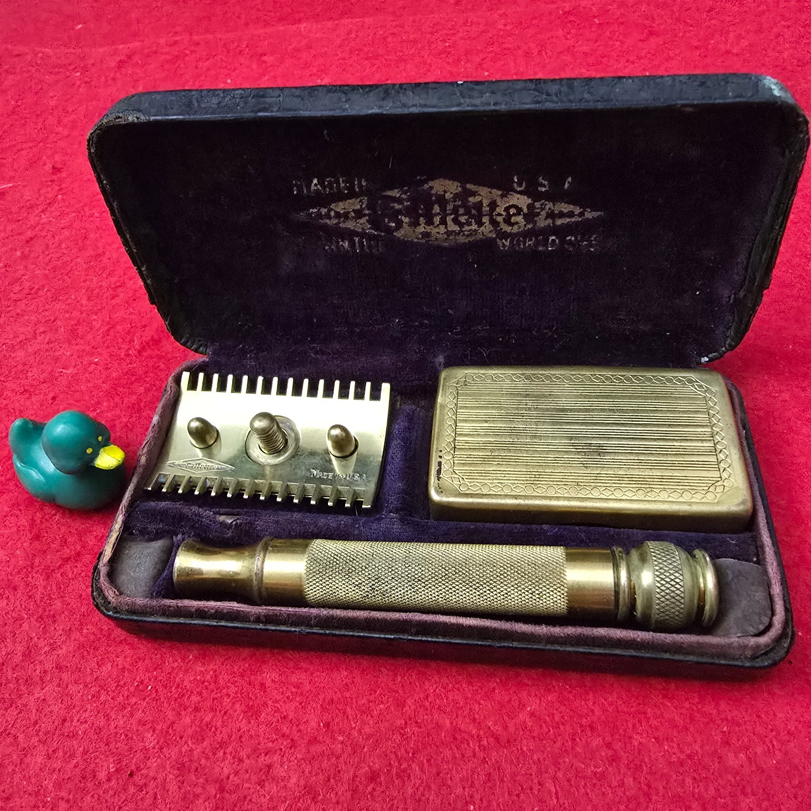 Vintage Gillette 1920s Pocket Set (Item #119)