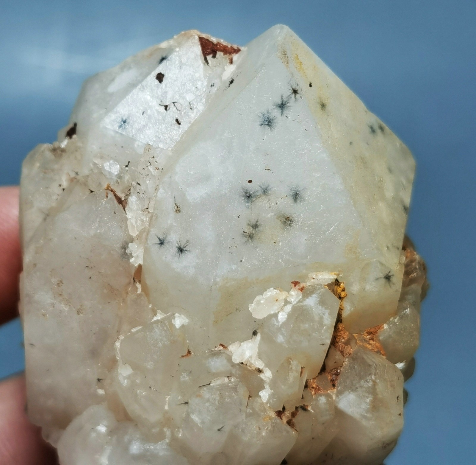 RARE Natural Hollandite Star Quartz CRYSTAL Point
