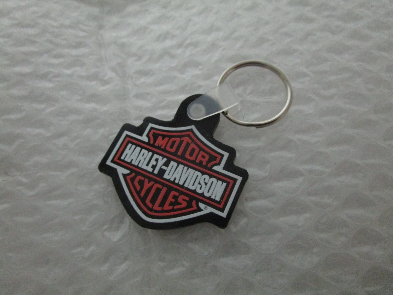 Harley Davidson Bar and Shield Key Chain WIEBLERS HARLEY DAVIDSON DAVENPORT IOWA