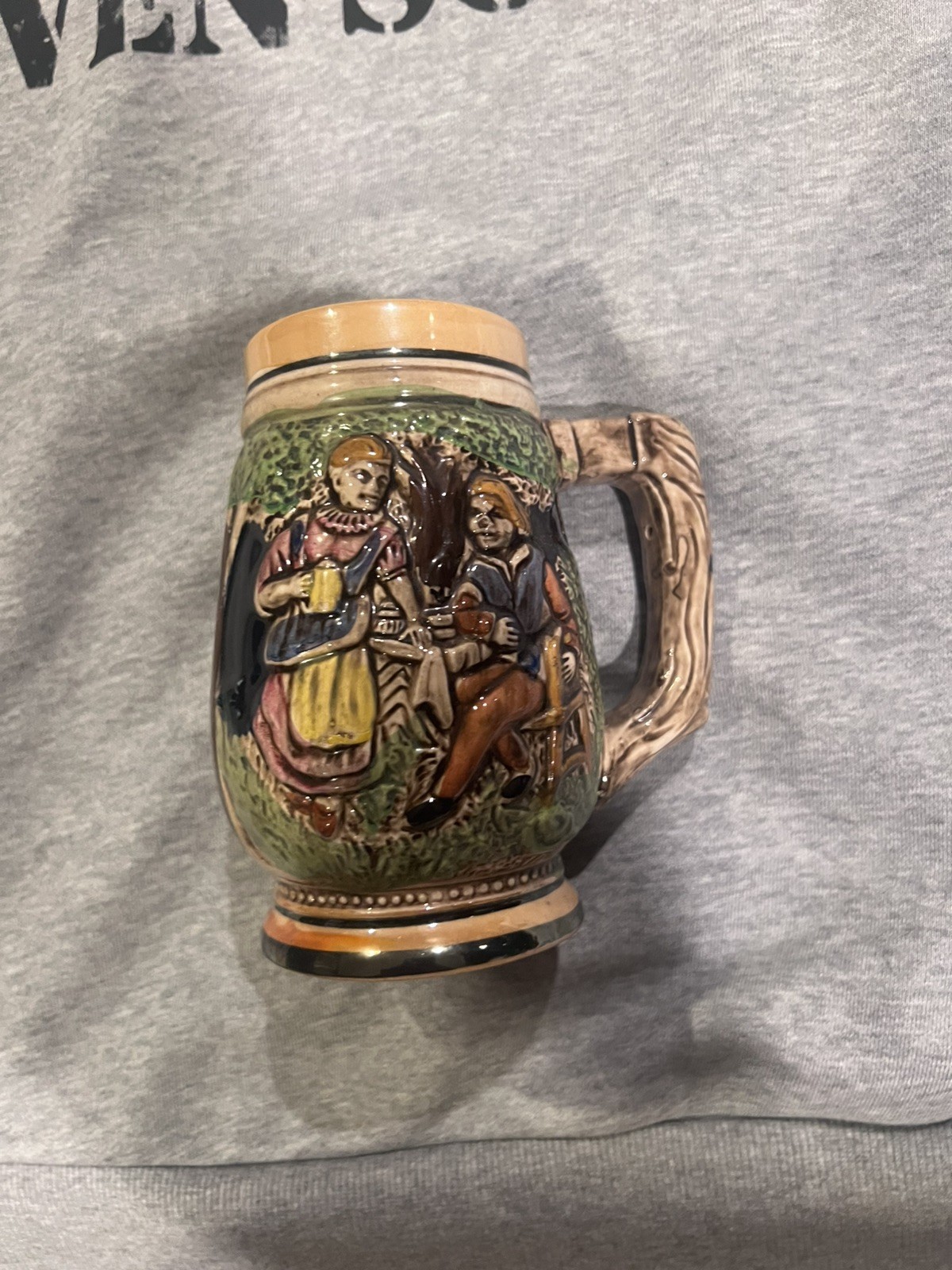 Rare Vtg Schloss Anholt 5.5” Ceramic German Beer Mug Stein Castle Barware Decor Rare Vtg Schloss Anholt 5.5” Ceramic German Beer Mug Stein Castle Barware Decor
