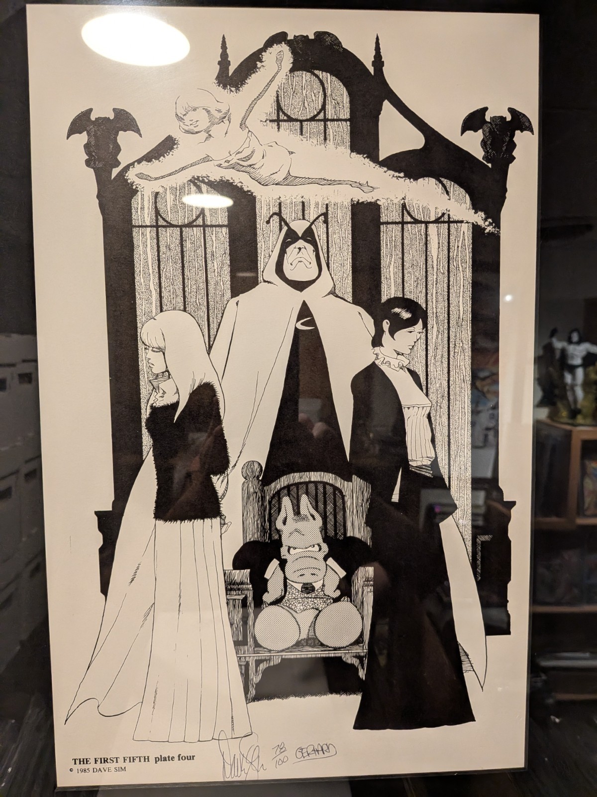 CEREBUS The First Fifth portfolio print (SCARCE) PLATE 1 (78/100)