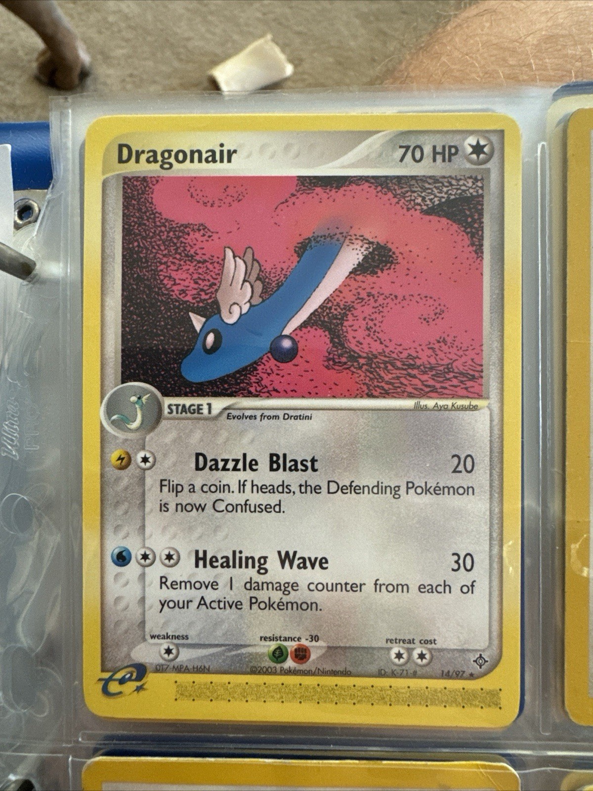Pokémon TCG Dragonair EX Dragon 14/97 Regular Rare
