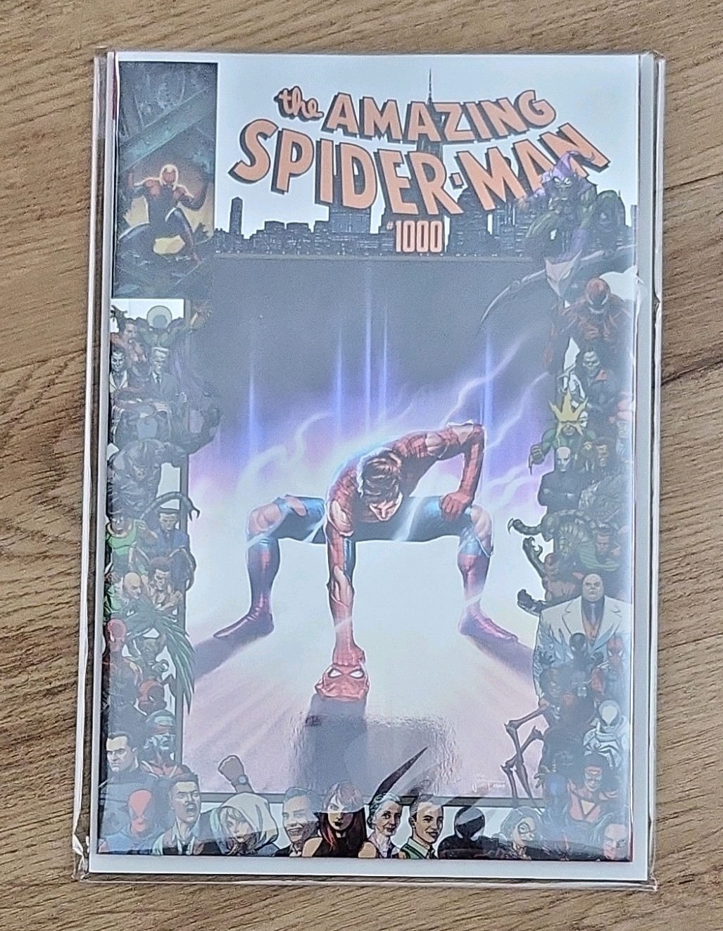Amazing Spiderman #1000 Mico Suayan One Piece Luffy Homage NYCC 2026 Foil