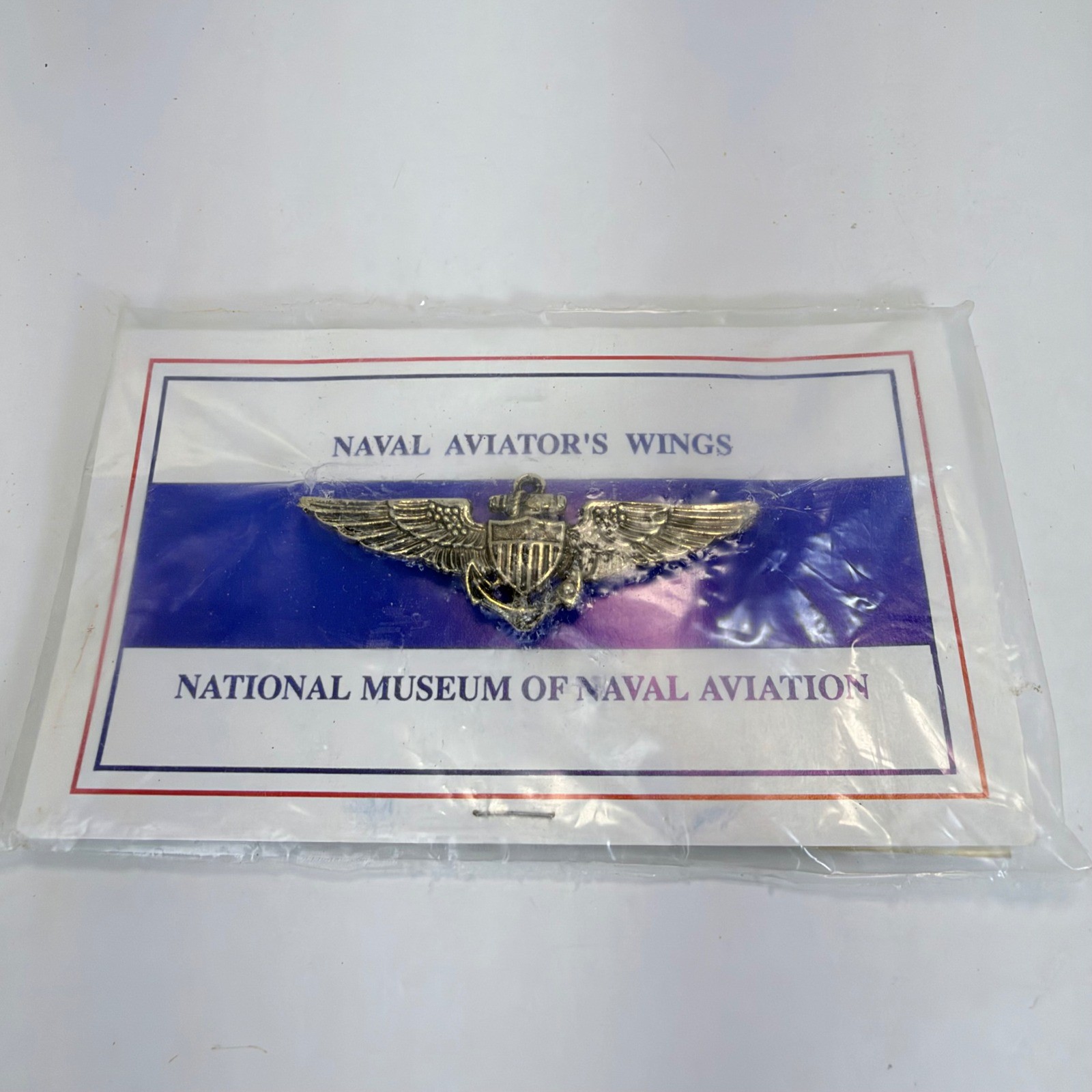 National Museum of Naval Aviation Naval Aviator Wings Pin High Flight Poem Card