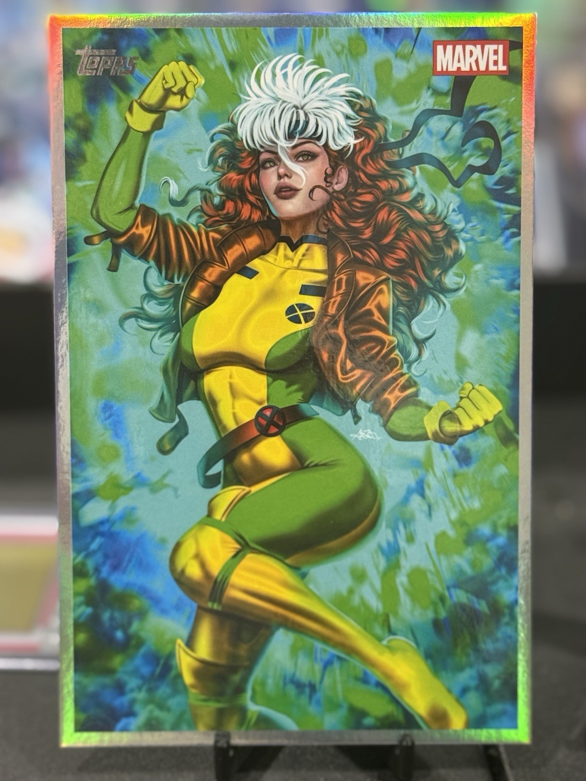 Topps Marvel Vault 2026 Rogue Vault Originals VO-14 Ariel Diaz Art Card topper