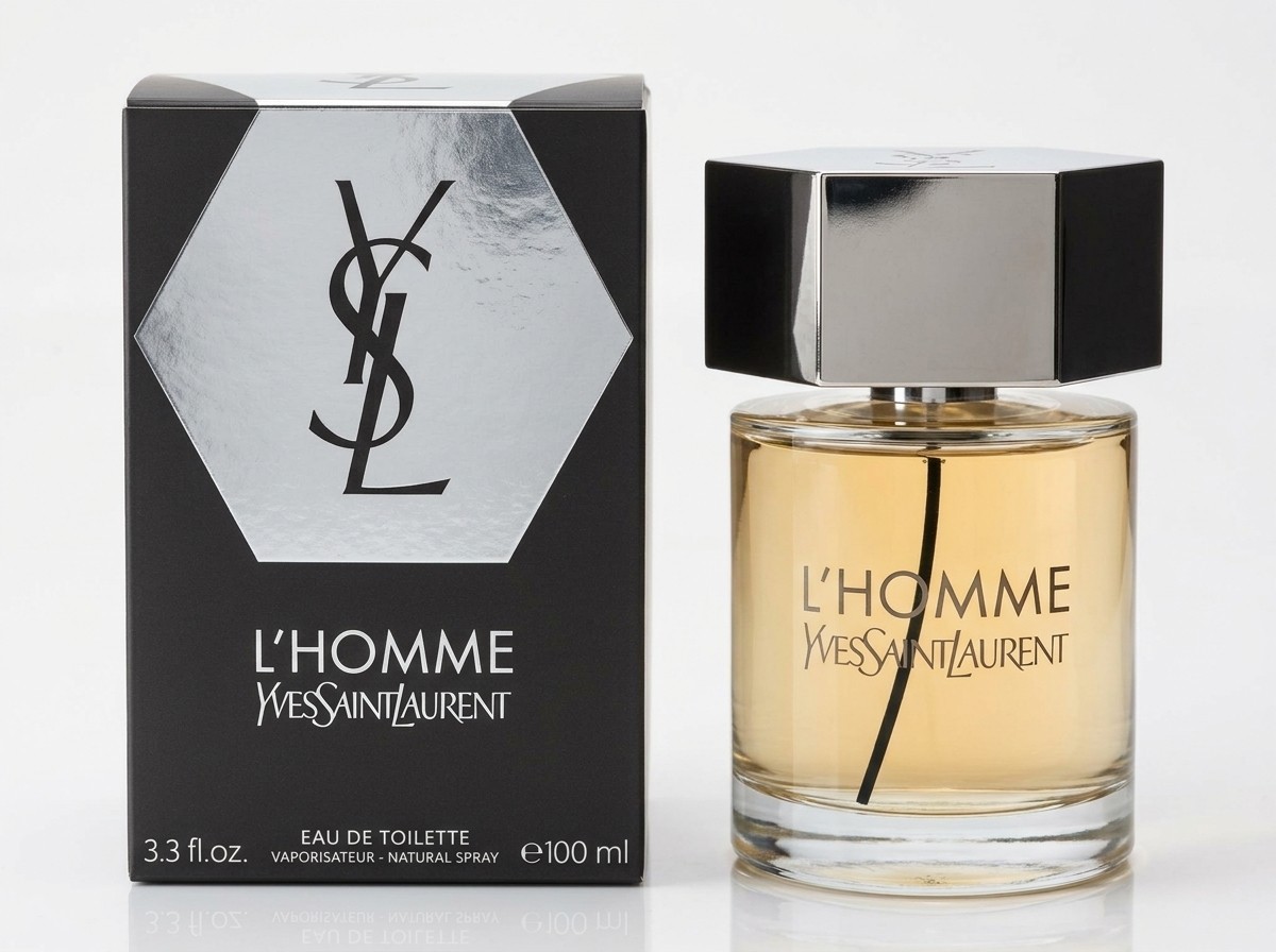 Yves Saint Laurent L'Homme Eau De Toilette Spray 100ml / 3.3 oz Cologne Men New 