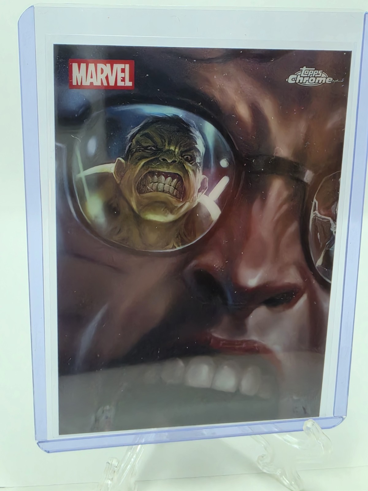 2026 Topps Chrome Marvel Bruce Banner & Hulk MR-02 Reflections Richard Luong SSP