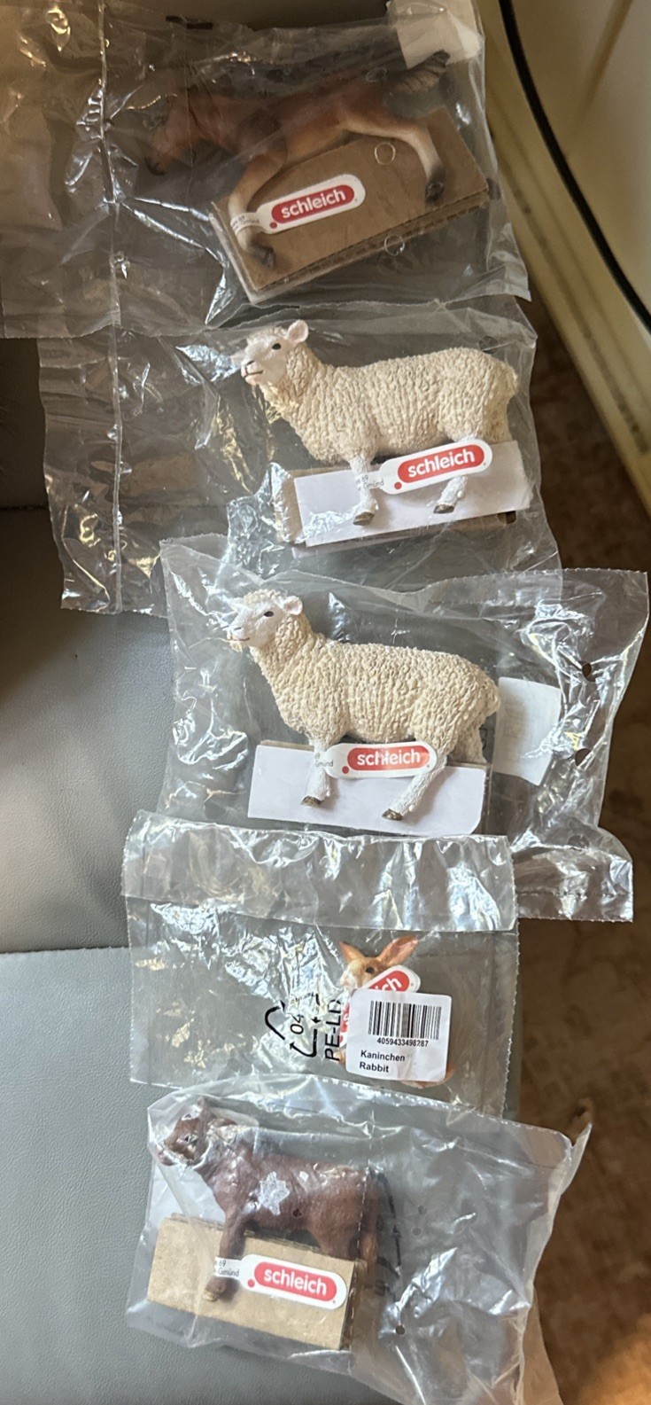 schleich animals lot 5 Pieces