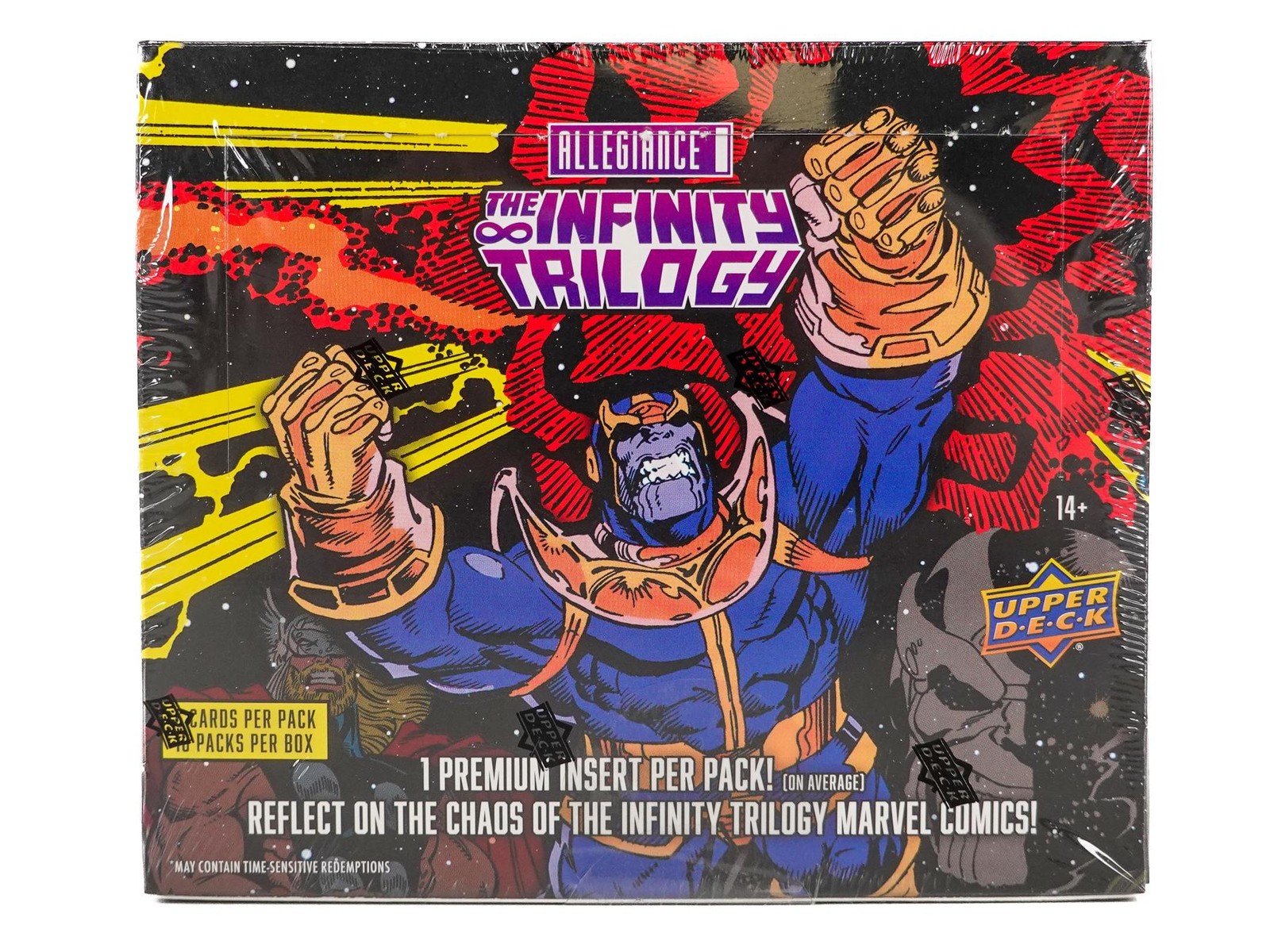 MARVEL ALLEGIANCE: THE INFINITY TRILOGY HOBBY BOX (UPPER DECK 2023)