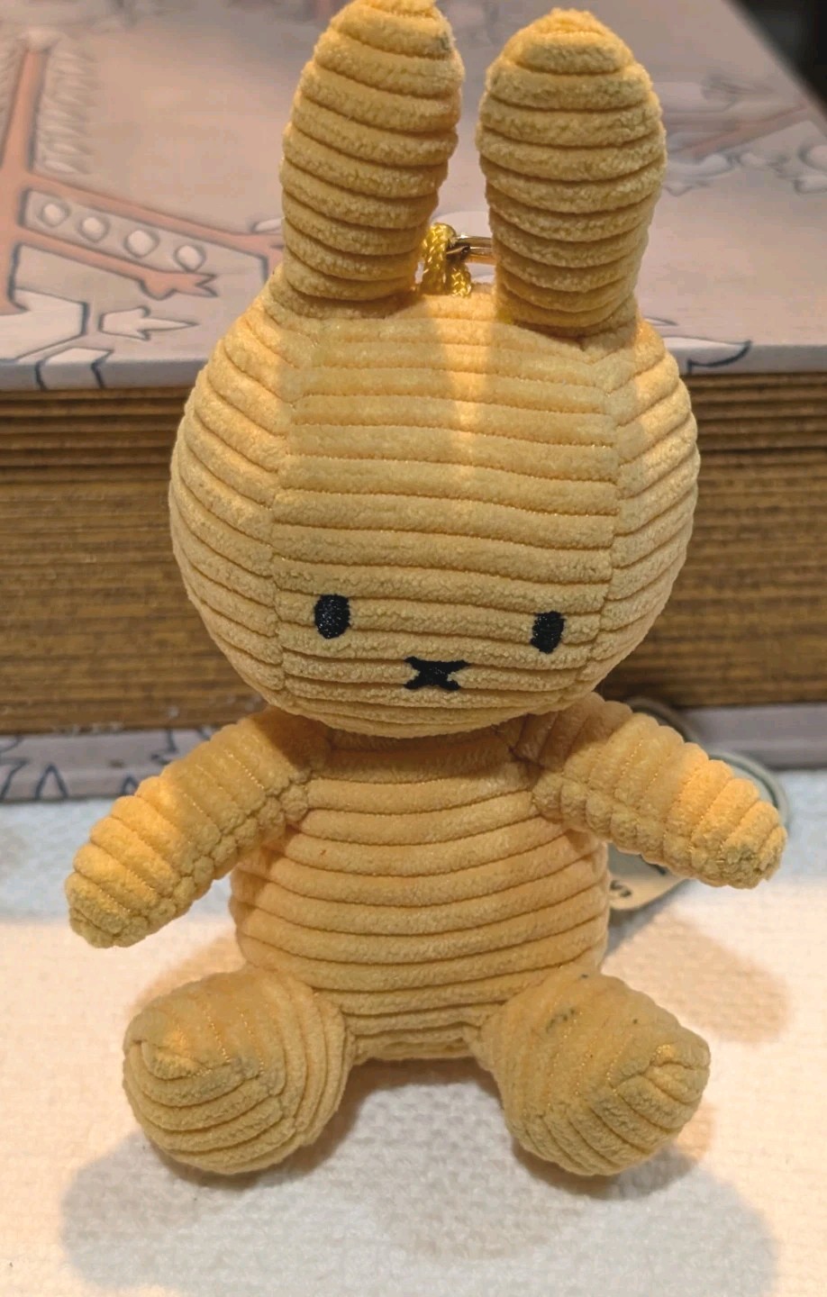 Miffy Keychain Corduroy Brown 4\