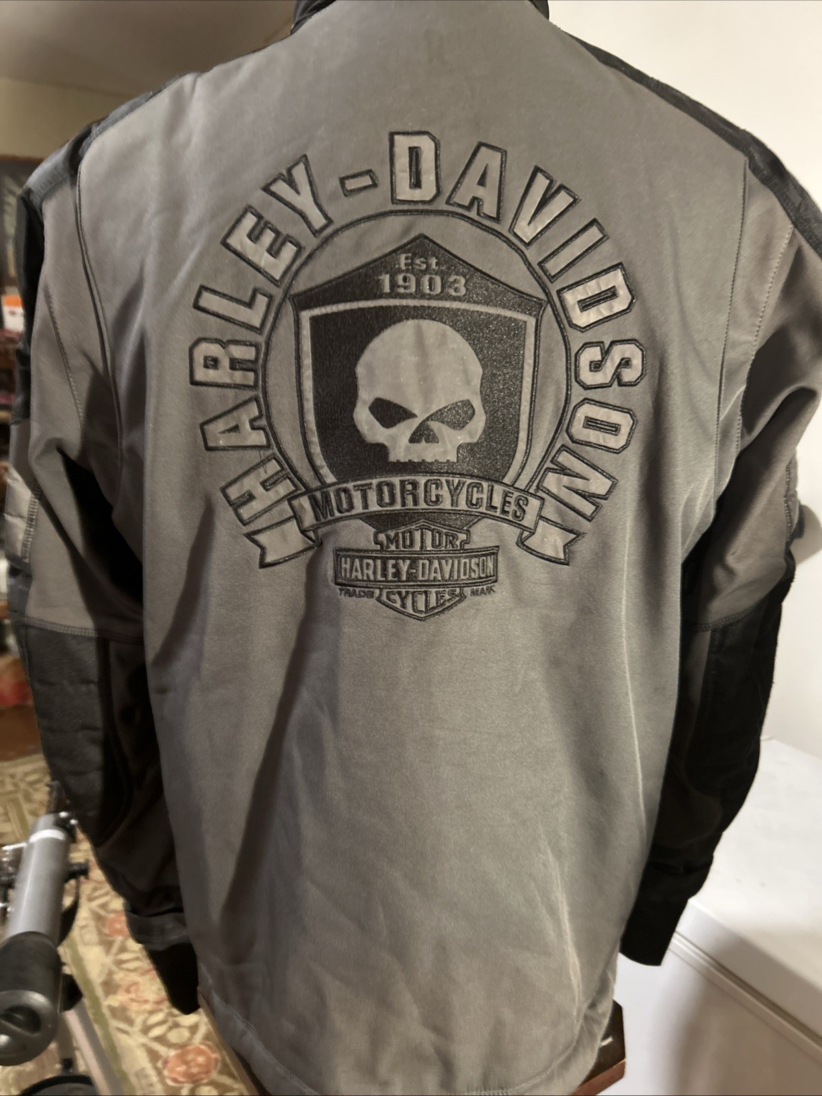 Harley-Davidson Men's Ridgeway Colorblocked Waterproof Jacket Large EUC