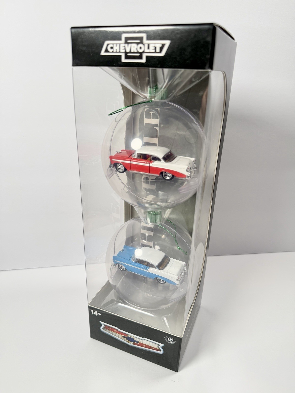 Walmart Exclusive M2 Chevrolet Bel Air Hanging Ornament Set, 2 Pack, SEALED
