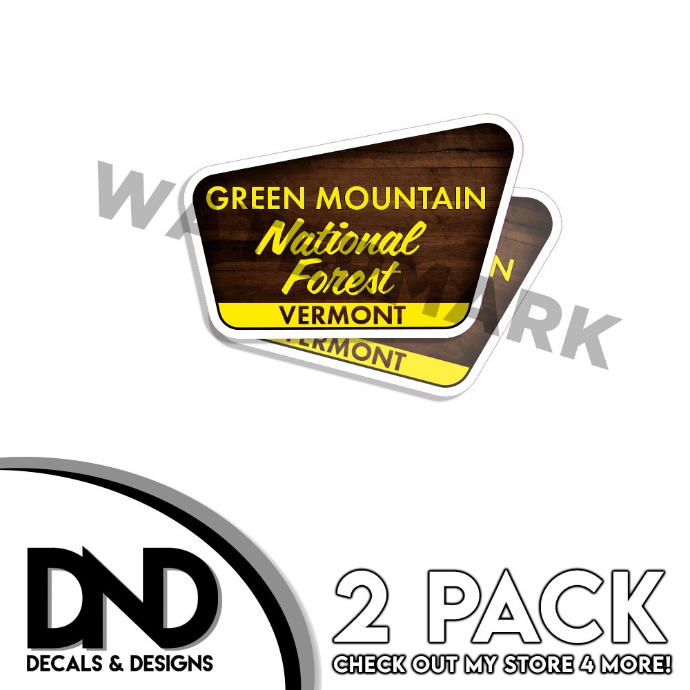 Green Mountain National Forest Vermont Decals 4