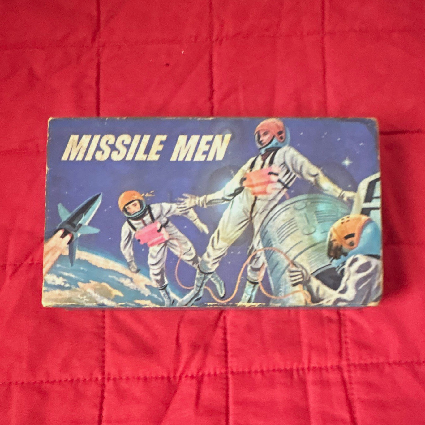 Vintage 1960s The Missile Men Astronaut Soap Set In Original Box Space Toy Rare