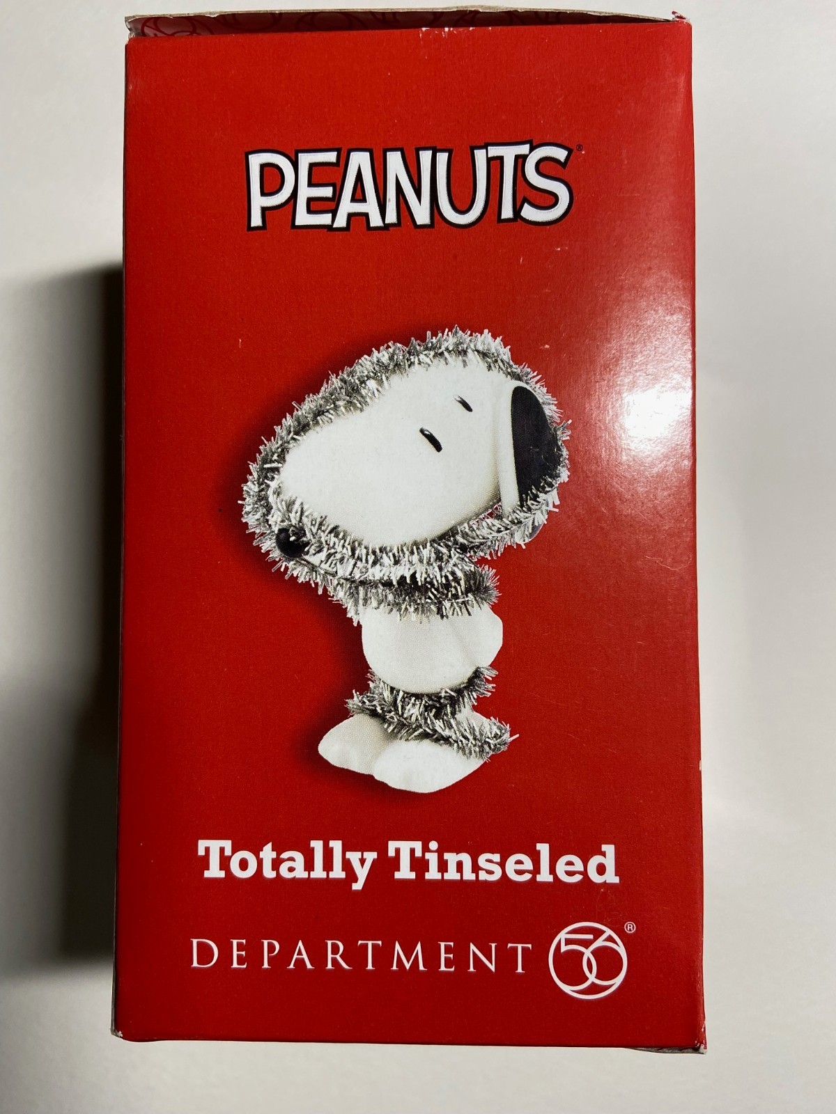 Department 56 Peanuts Snoopy Totally Tinseled Figurine 2015 Retired Limited Ed