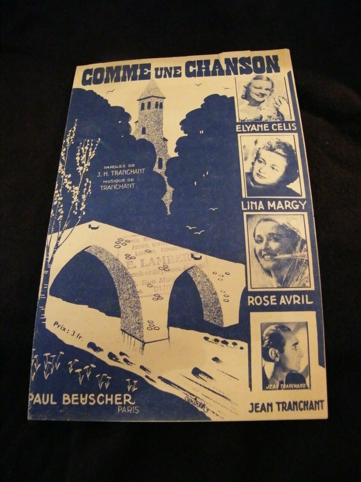 Partition Like A Song Celis Margy Avril Sharp Music Sheet