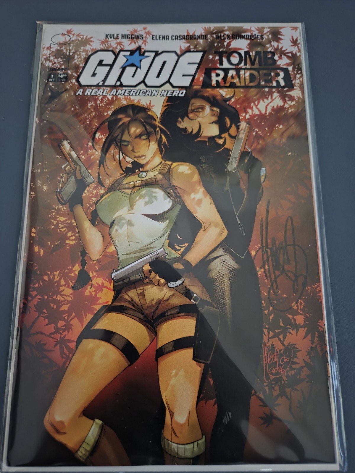 G.I. Joe: A Real American Hero Tomb Raider #1 616 Signed Mirka Andolfo W/ COA