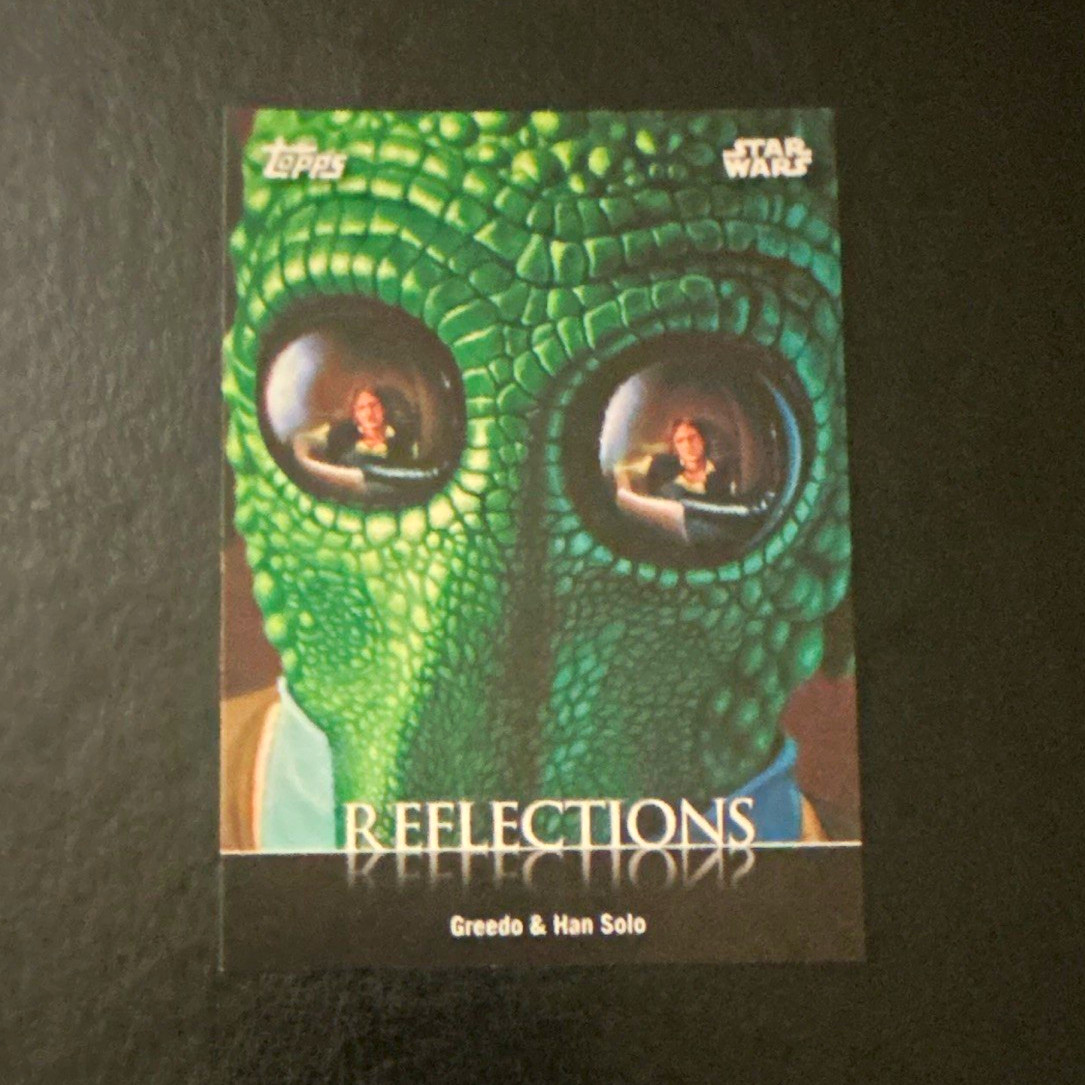 Topps 2016 Star Wars Card Trader Physical Reflections Insert R-1 Greedo