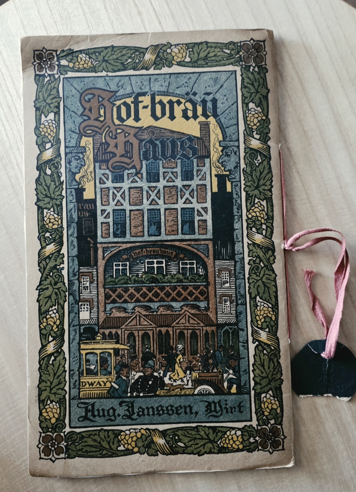 1908 Hofbräu Haus Bavarian Restaurant Menu Janssen NYC New York New Haven CT 