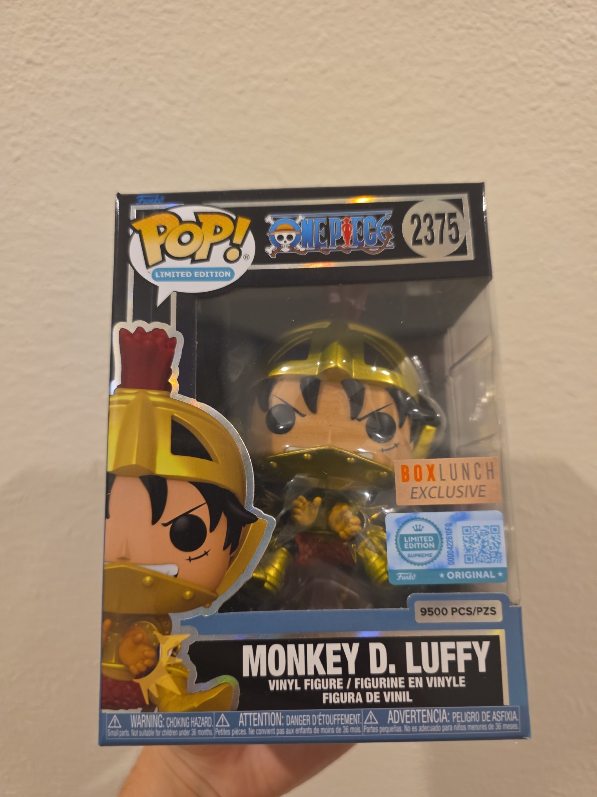 Funko Pop One Piece Monkey D Luffy #2375 9500 Limited Edition IN HAND