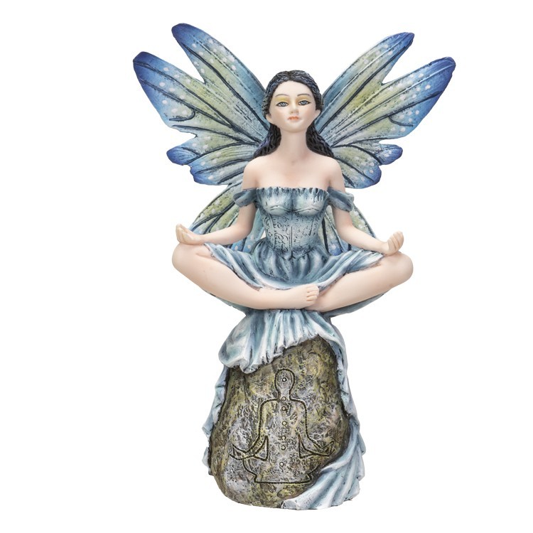 PT FAIRY MEDITATING ON STONE