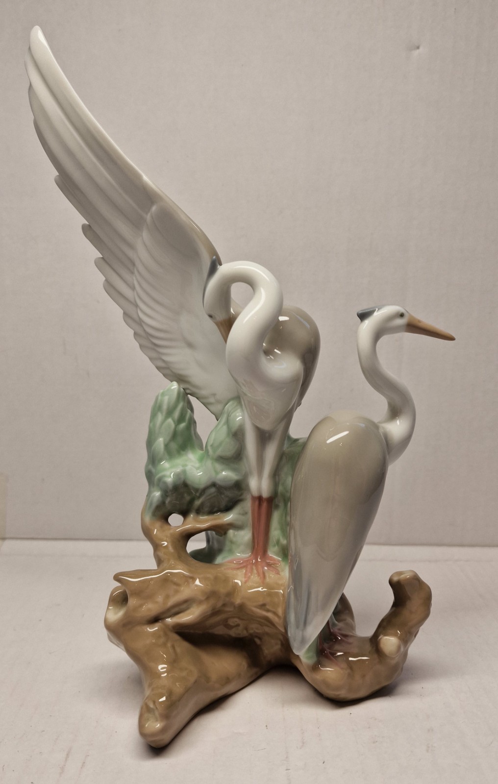 Nao By Lladro 515 Two Herons Figurine Retired 11.5cm x 11.5cm x 27cm High