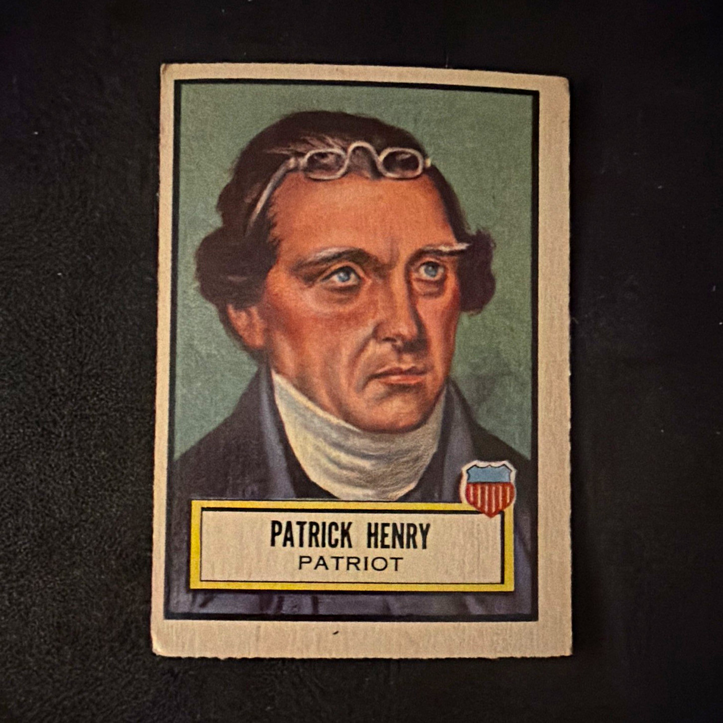 VTG 1938 Look 'n See Non-Sport Trading Card #17 Patrick Henry Patriot