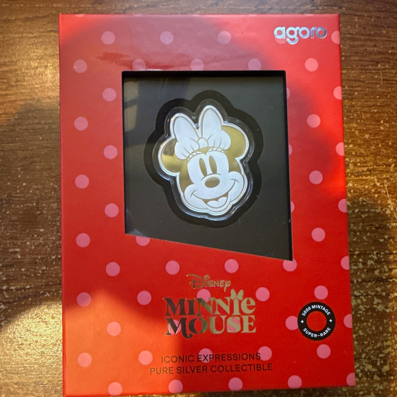 agoro Disney Minnie Mouse 1/2oz Silver Iconic Expressions Collectible Coin 2026