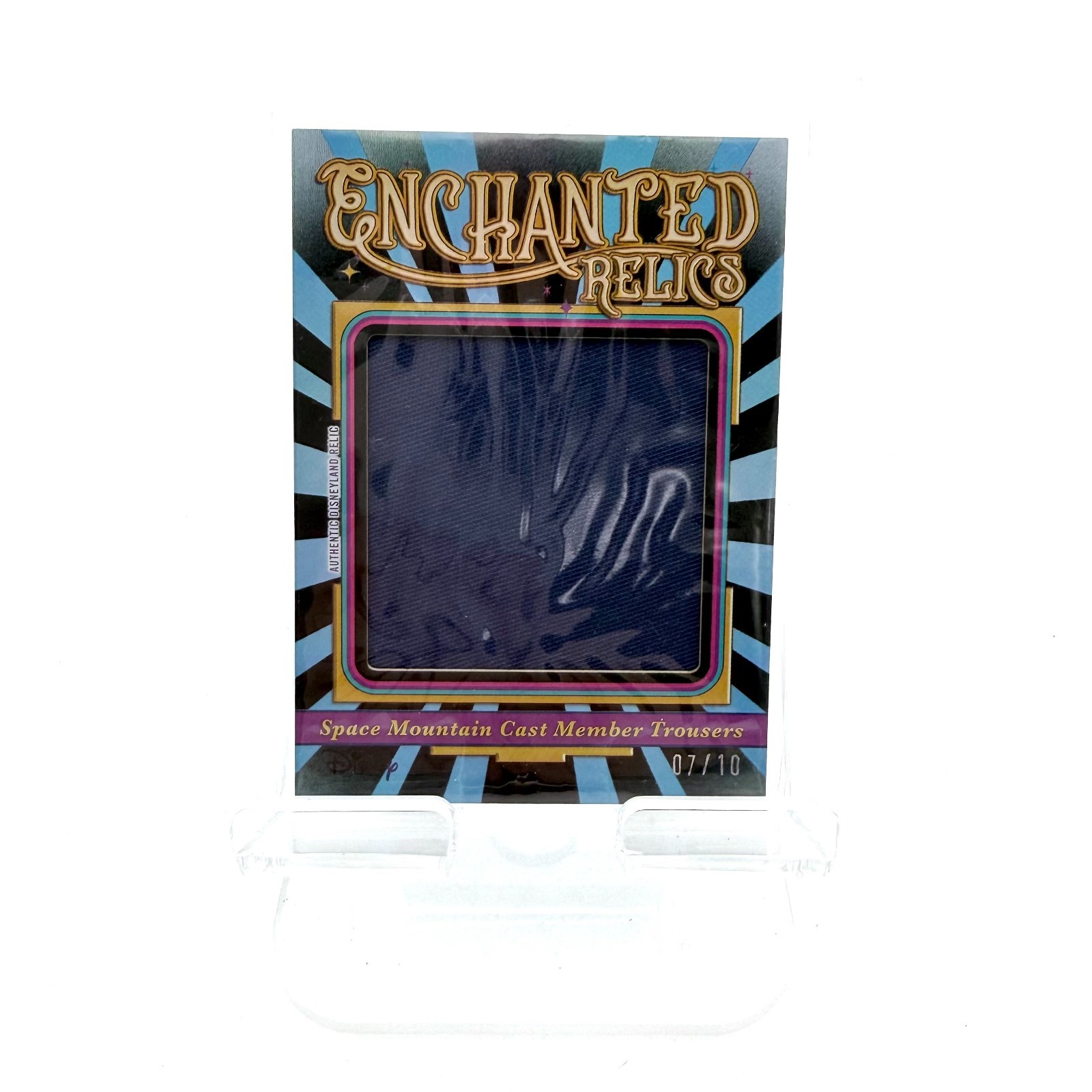 Topps Disneyland 70th Anniversary Enchanted Relic Space Mountain 7/10 Blue