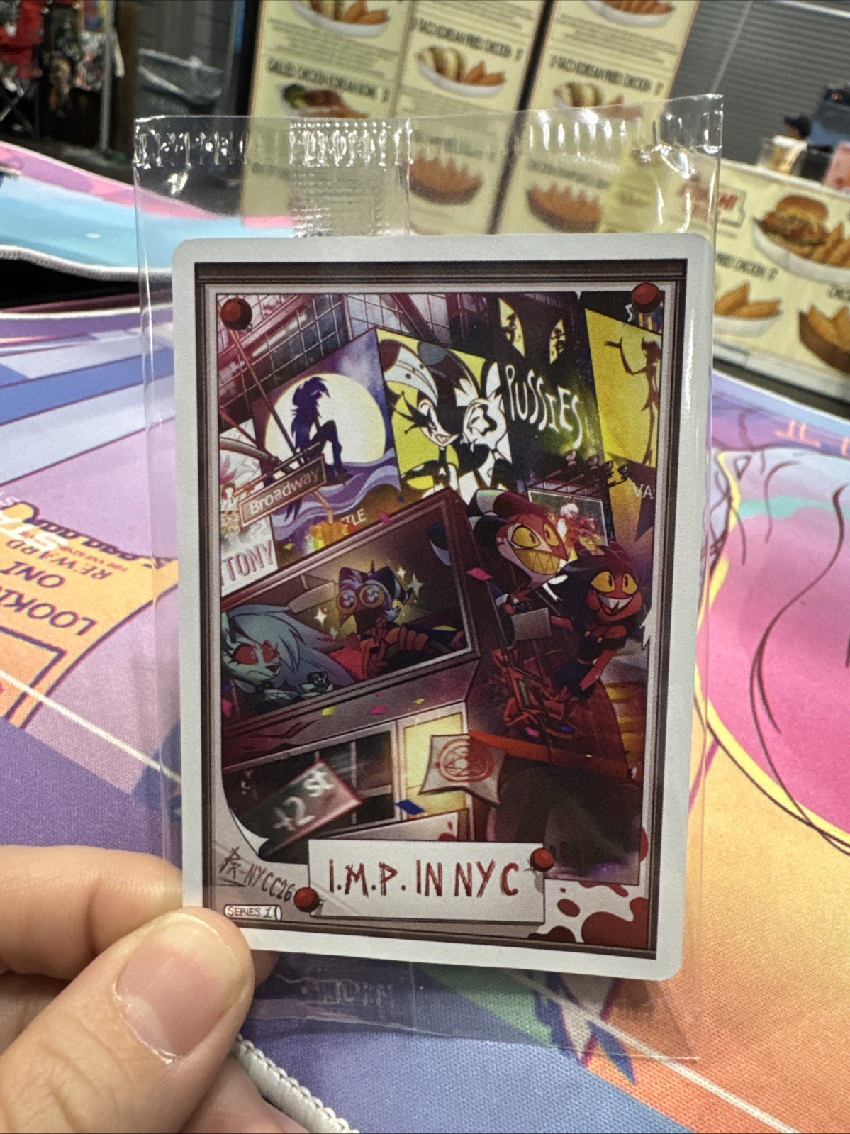 NYCC 2026 Shark Robot Helluva Boss I.M.P In NYC Promo Trading Card IN HAND