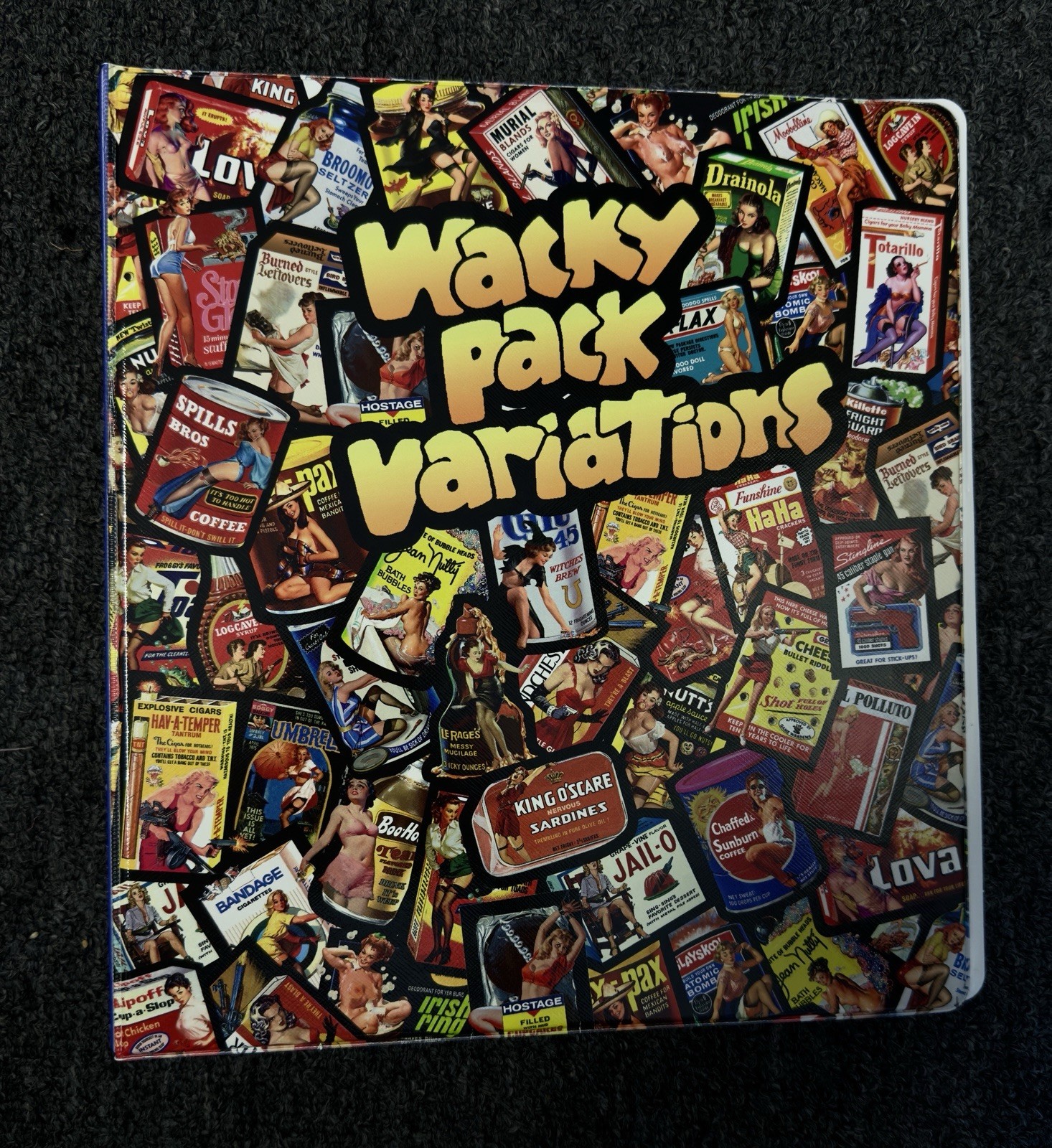 2018 LOST WACKY PACKAGES 5-8 SERIES OFFICIAL Variations BINDER Very Rare