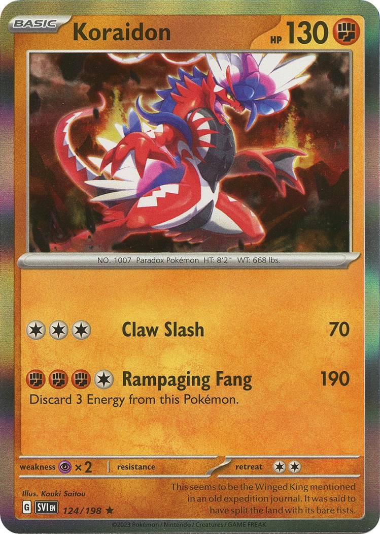 Koraidon Holofoil SVI 124/198 R NM
