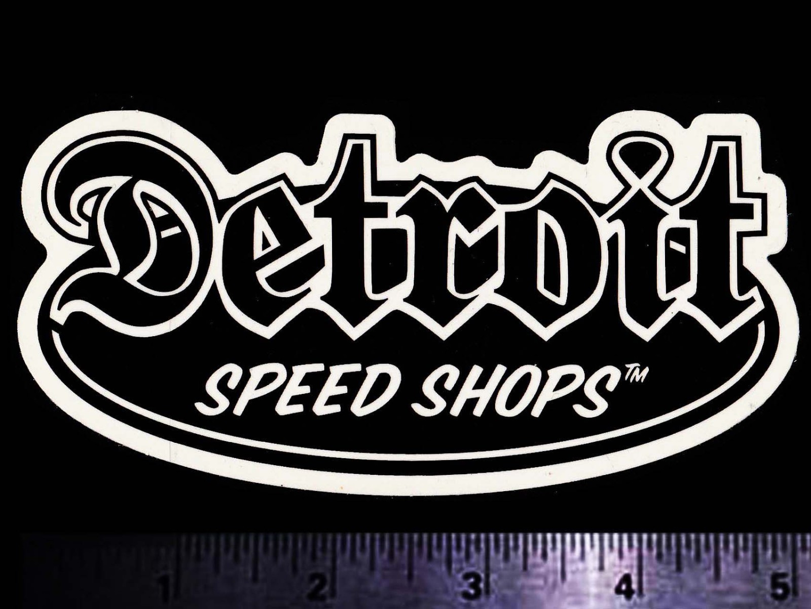 DETROIT Speed Shops - Original Vintage Racing Decal/Sticker