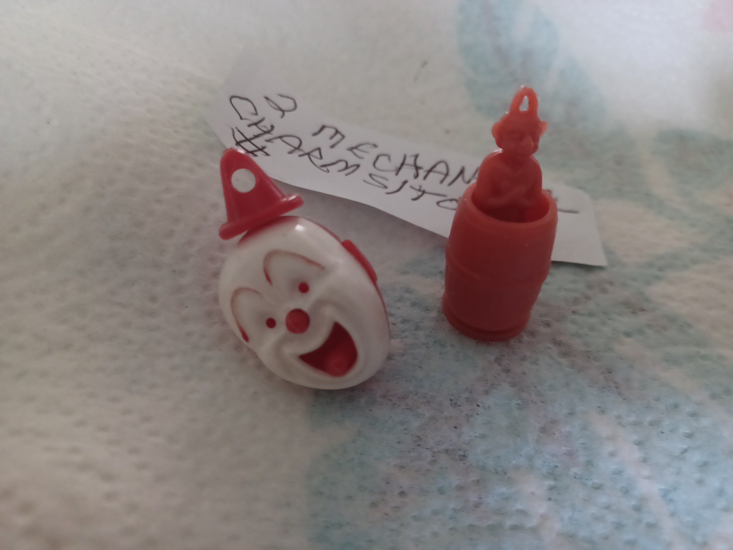VINTAGE RARE GUMBALL/VENDING CHARMS/TOYS LOT OF 2 (1 IS NAUGHTY)