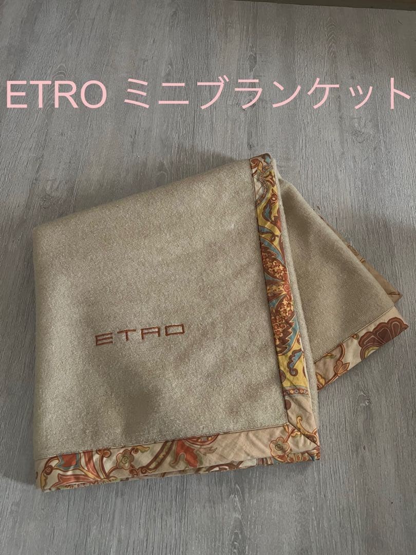 Etro Home Collection Mini Blanket 131Cm X 70Cm Limited Edition VHTF Designer Dai