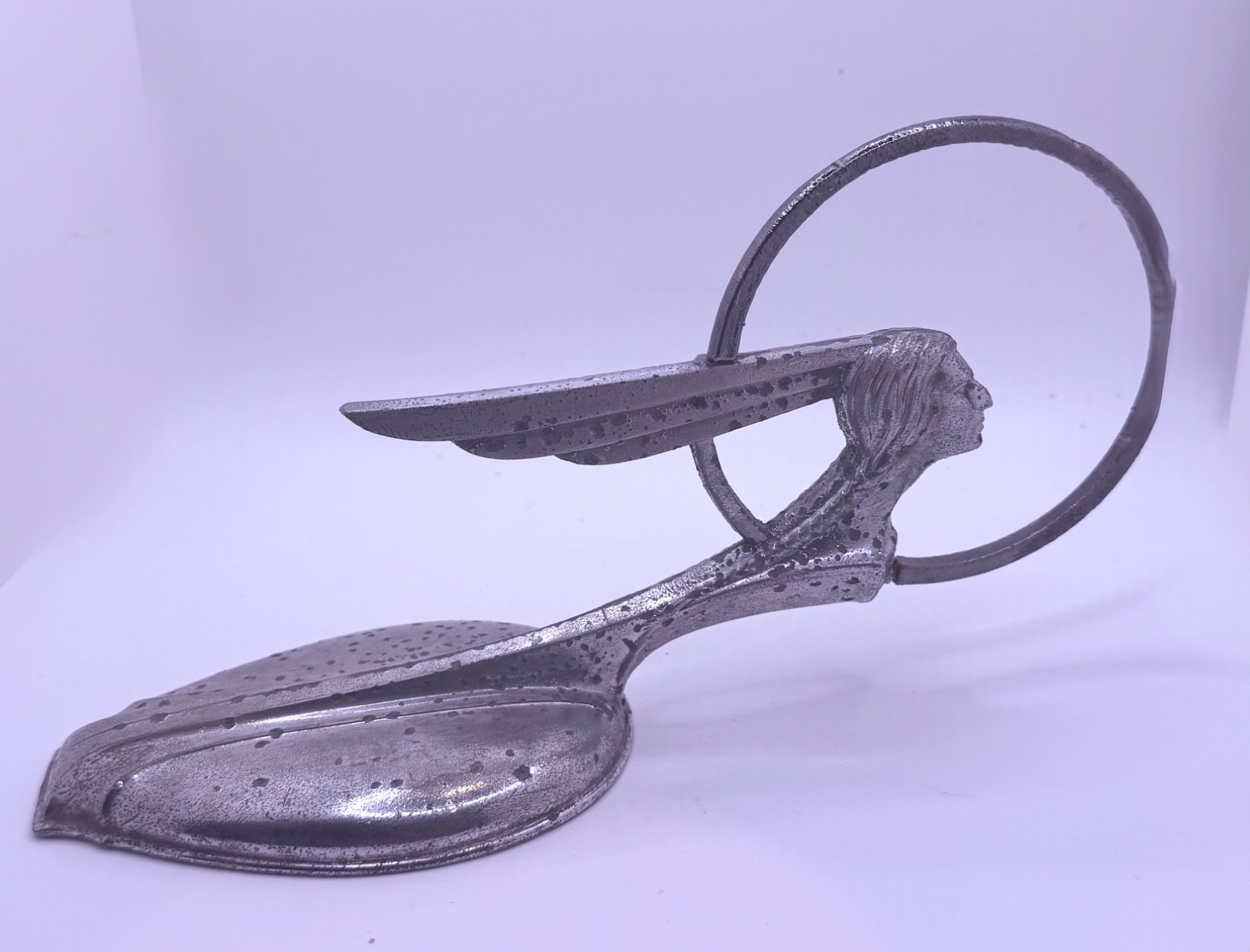 1933 Pontiac Indian Head Radiator Cap Hood Ornament – Ternstedt –Prewar Original