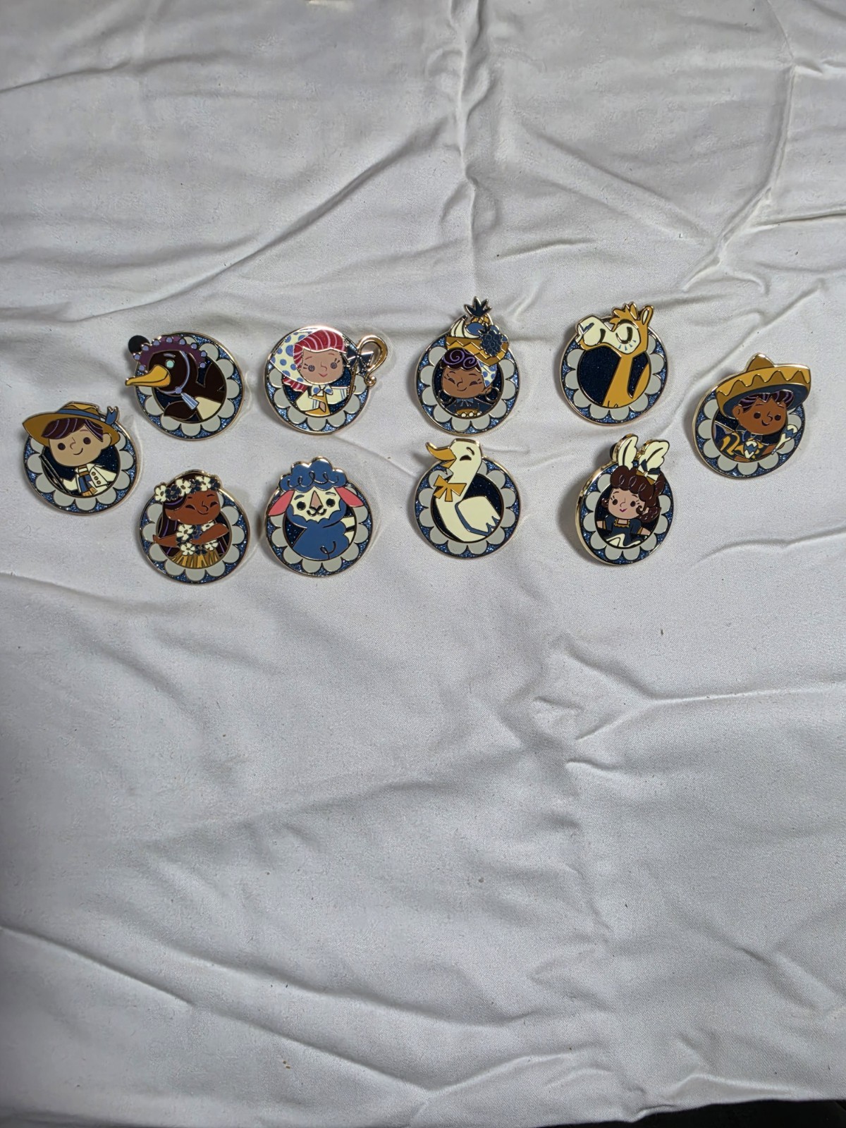 2026 Disney It\'s A Small World 60th Anniversary Mystery Pin Complete Set of 10