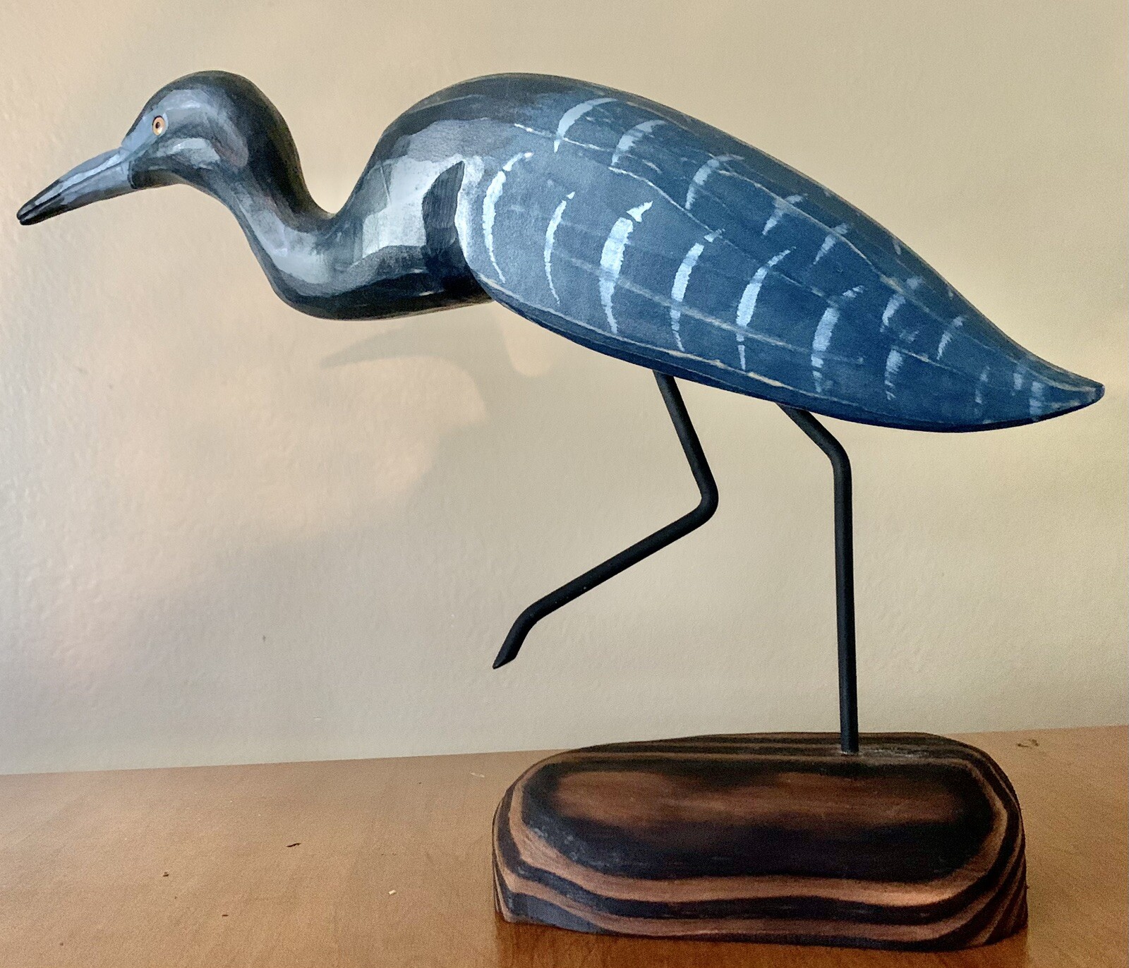 RaReVintage Audubon HandCarved”LittleBlueHeron”#33-Signed/#byArtist P.H.Umfleet