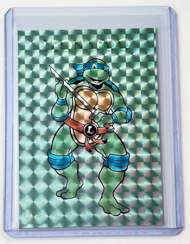 Leonardo Limited Artist Signed “Teenage Mutant Ninja Turtles” Refractor Card 1/1