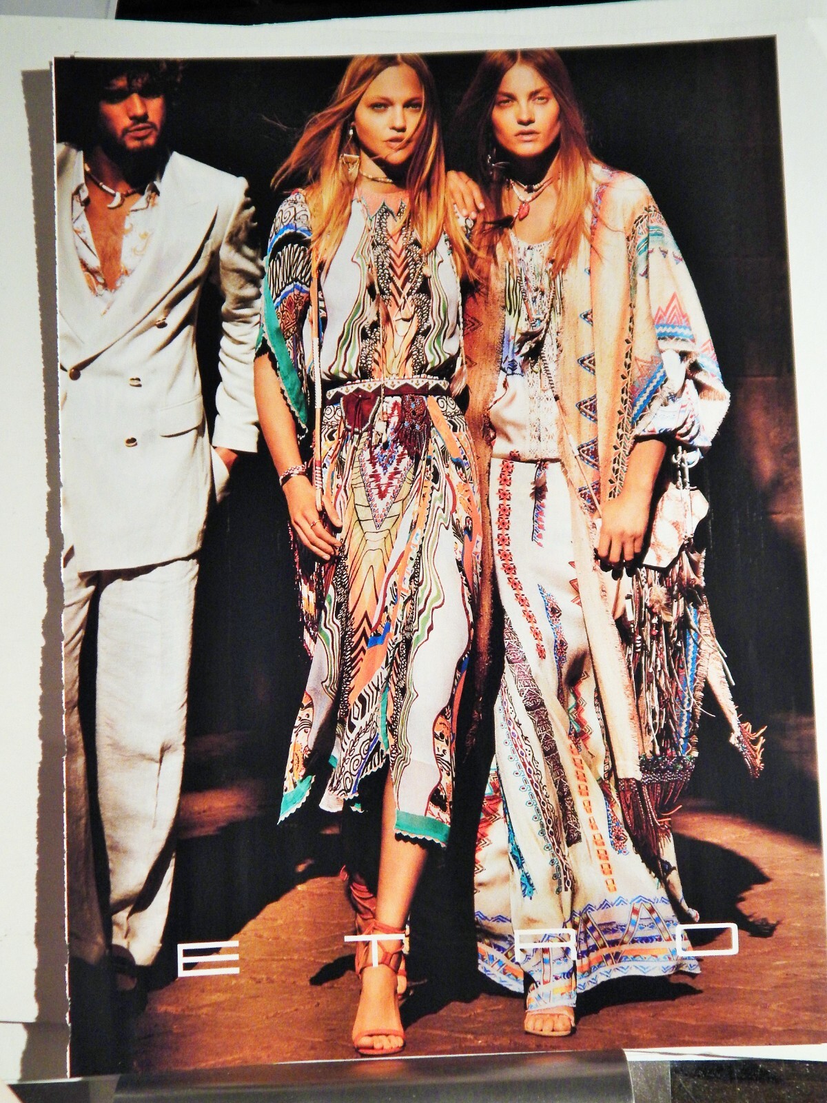 ETRO FINE FASHIONS ORIGINAL 2015 ADVERTISEMENT 