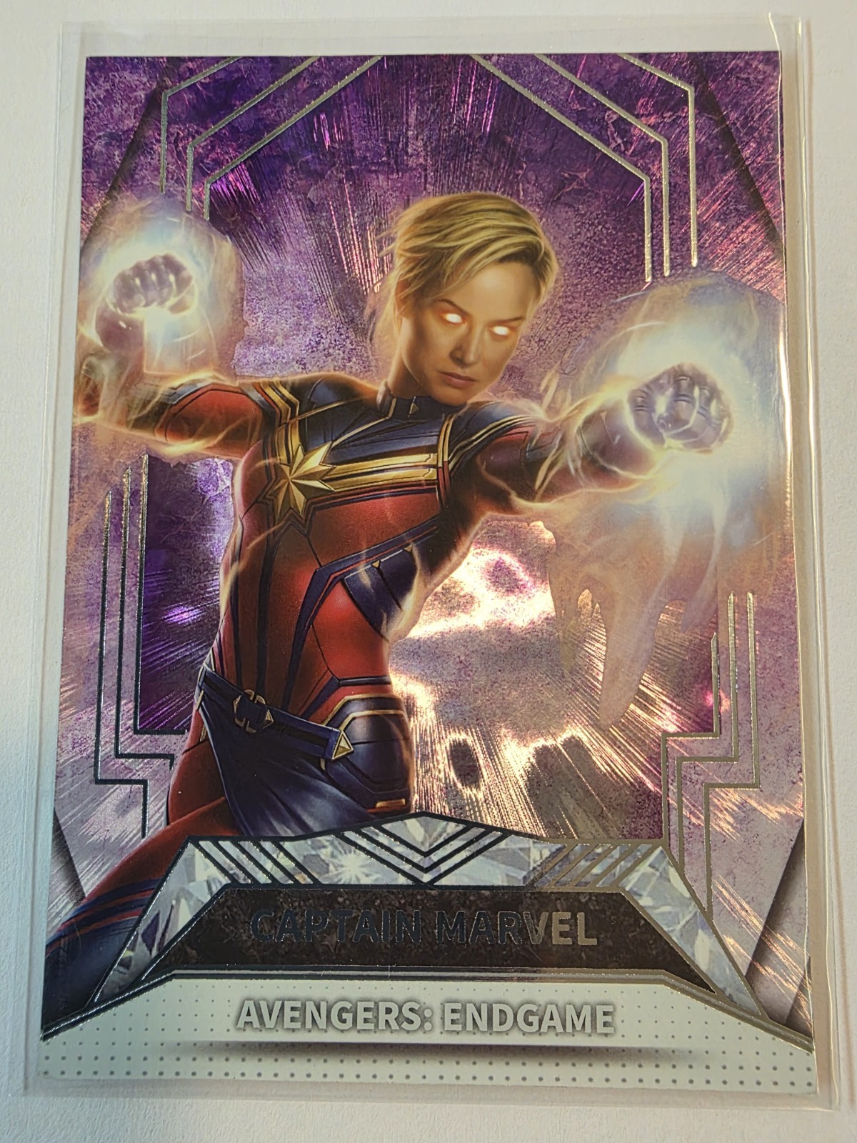 2023 Marvel Infinity Saga Captain Marvel RW-98 Purple 44/50 Finding Unicorn