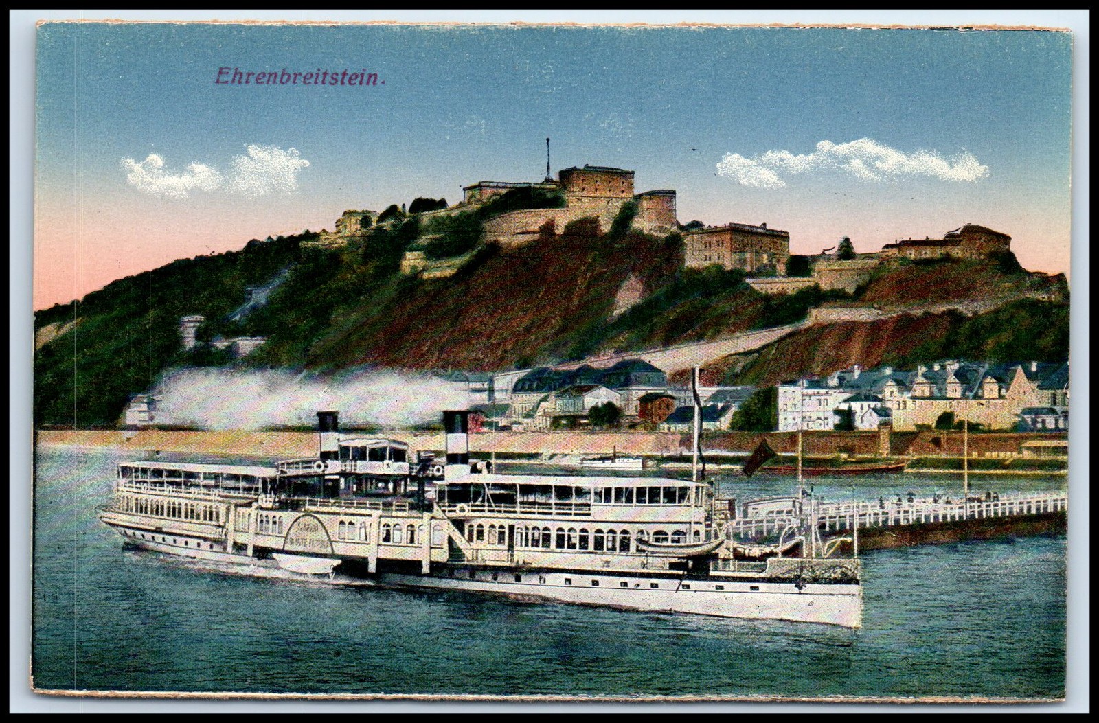 Postcard Ehrenbreitstein.   C102