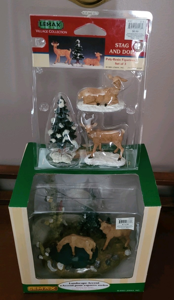 Vintage Lemax Village Collection Landscape Accent and Accessories 