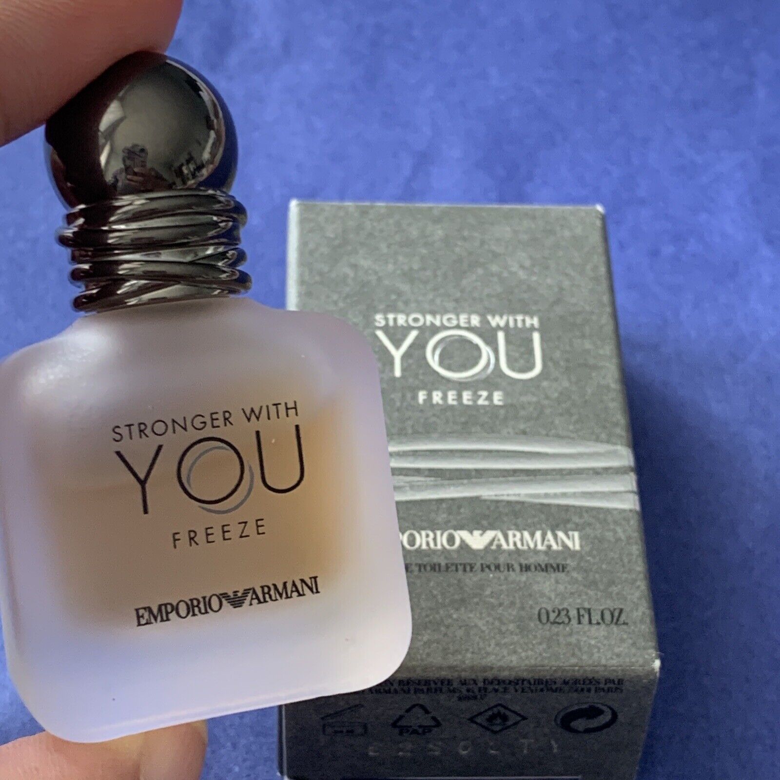  STRONGER WITH YOU FREEZE  MINIATURE EMPORIO ARMANI EDT MENS 7ML