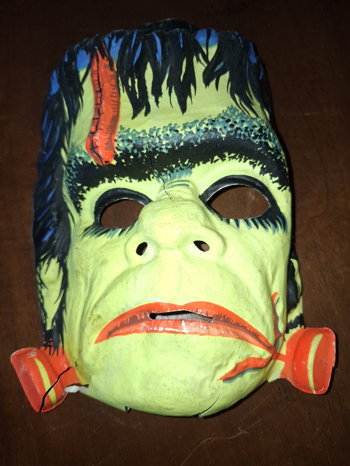 Vintage 1970's Ben Cooper Frankenstein Halloween Plastic