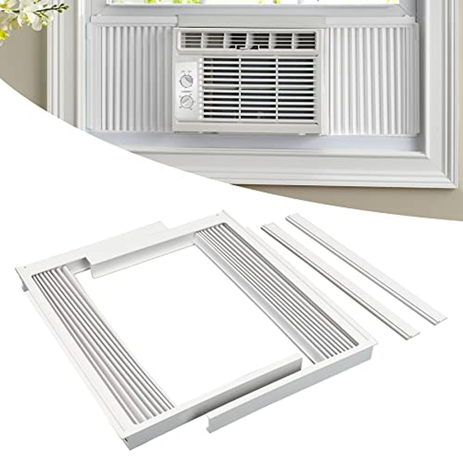 Forestchill Window Air Conditioner Side Panels, Fit Most 5,000 BTU Units