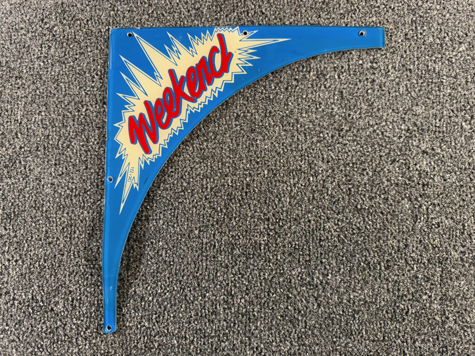 Stern Ted Nugent Pinball Machine Plastic 13C-23L