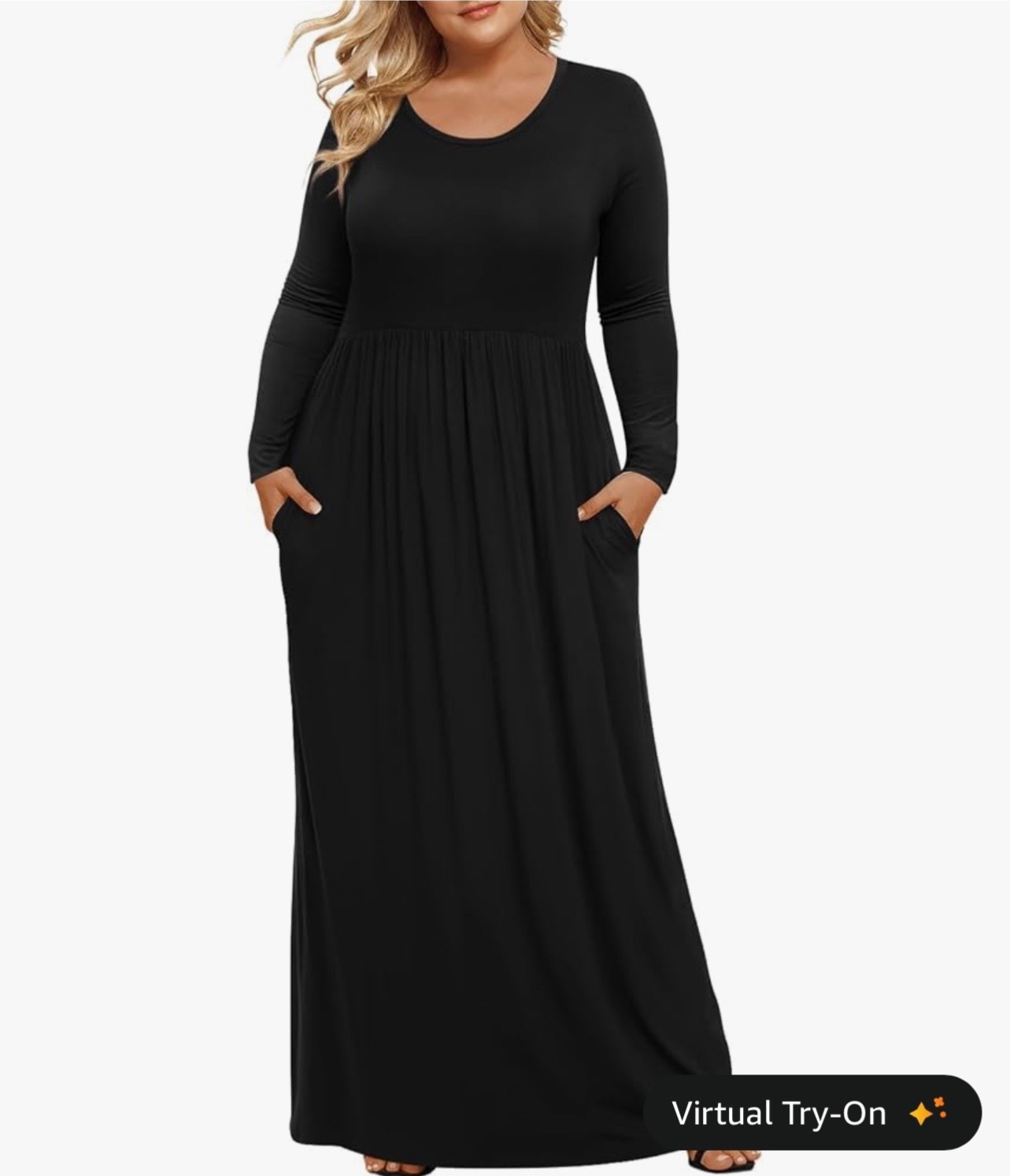 Women's Plus Size Maxi Dresses for Curvy Women Casual Long Dress XL-6XL