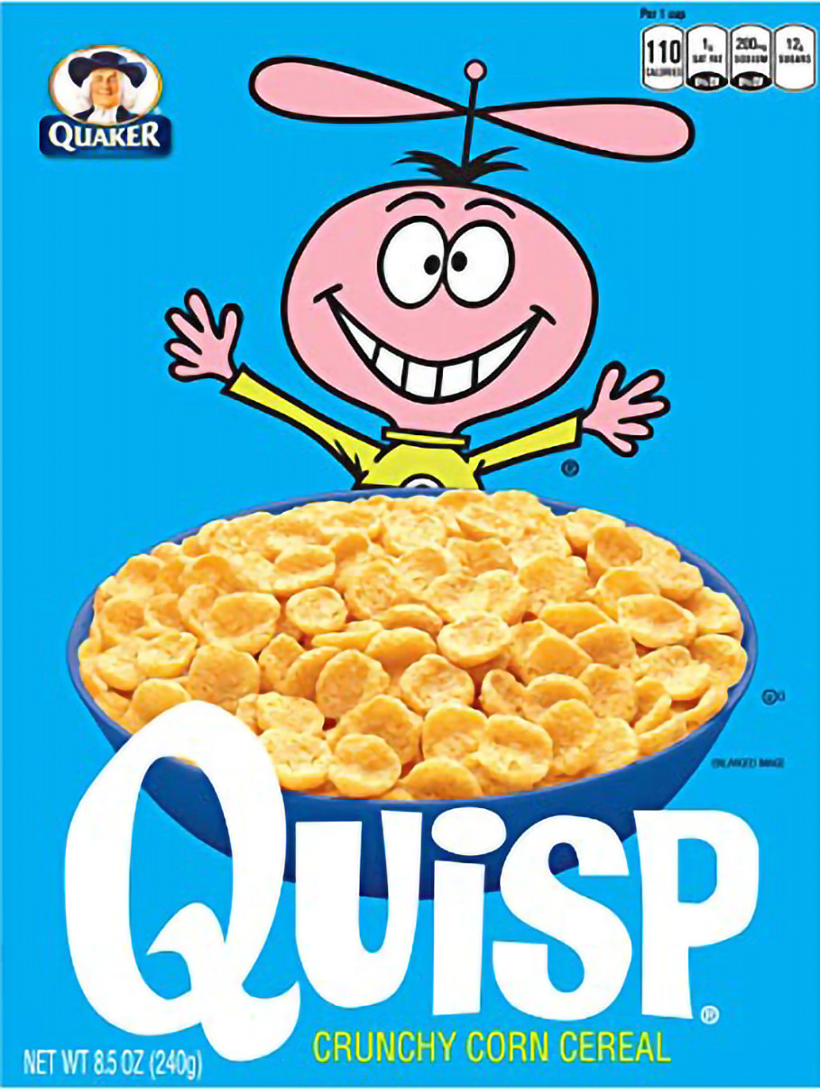 Quisp Vintage Cereal Box High Quality Metal Fridge Magnet 3x4 7644