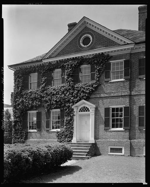 Photo:Montpelier Laurel Maryland 1931 Brick Colonial Mansion Ivy House